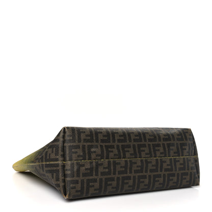 Fendi Zucca Spalmati Ombre Small Roll Tote Tobacco Cedro 4 of 15