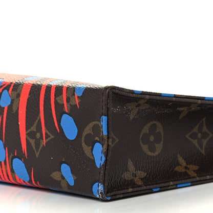 Louis Vuitton Monogram Jungle Dots Toiletry Pouch 26 Coquelicot Denim 8 of 9