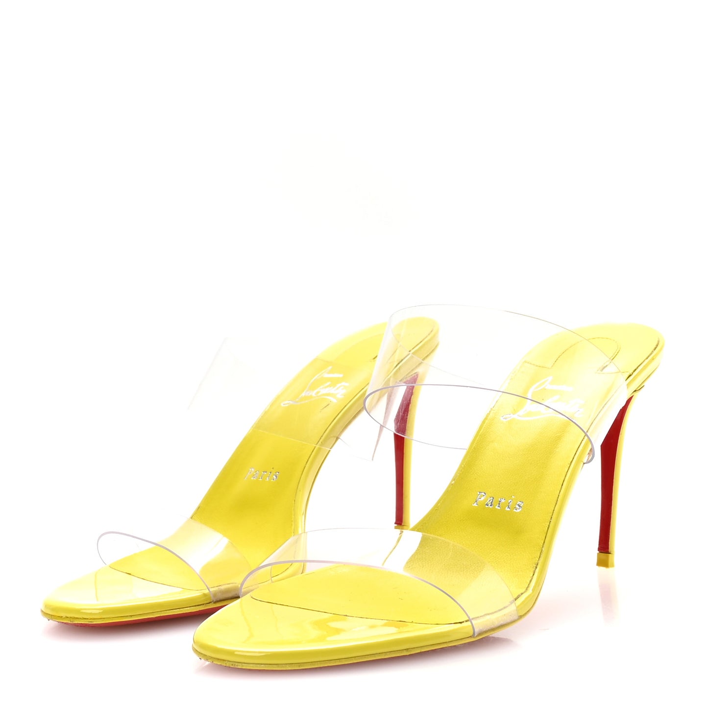 Patent PVC Just Nothing 85 Slide Sandals 39 Citrus