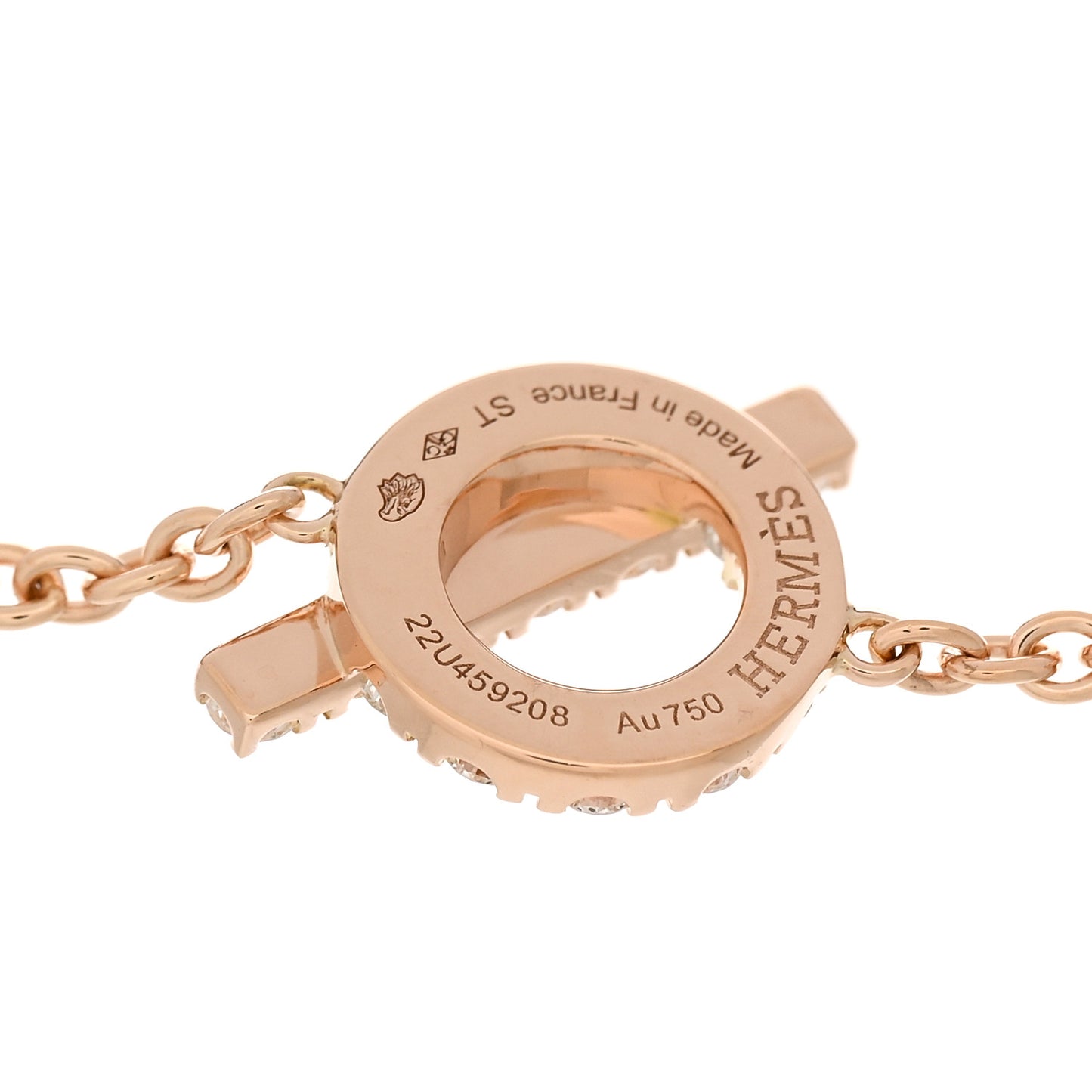 18K Rose Gold Diamond Finesse Bracelet ST
