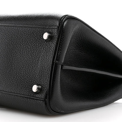 Gucci Grainy Calfskin Small Zumi Top Handle Bag Black 10 of 13