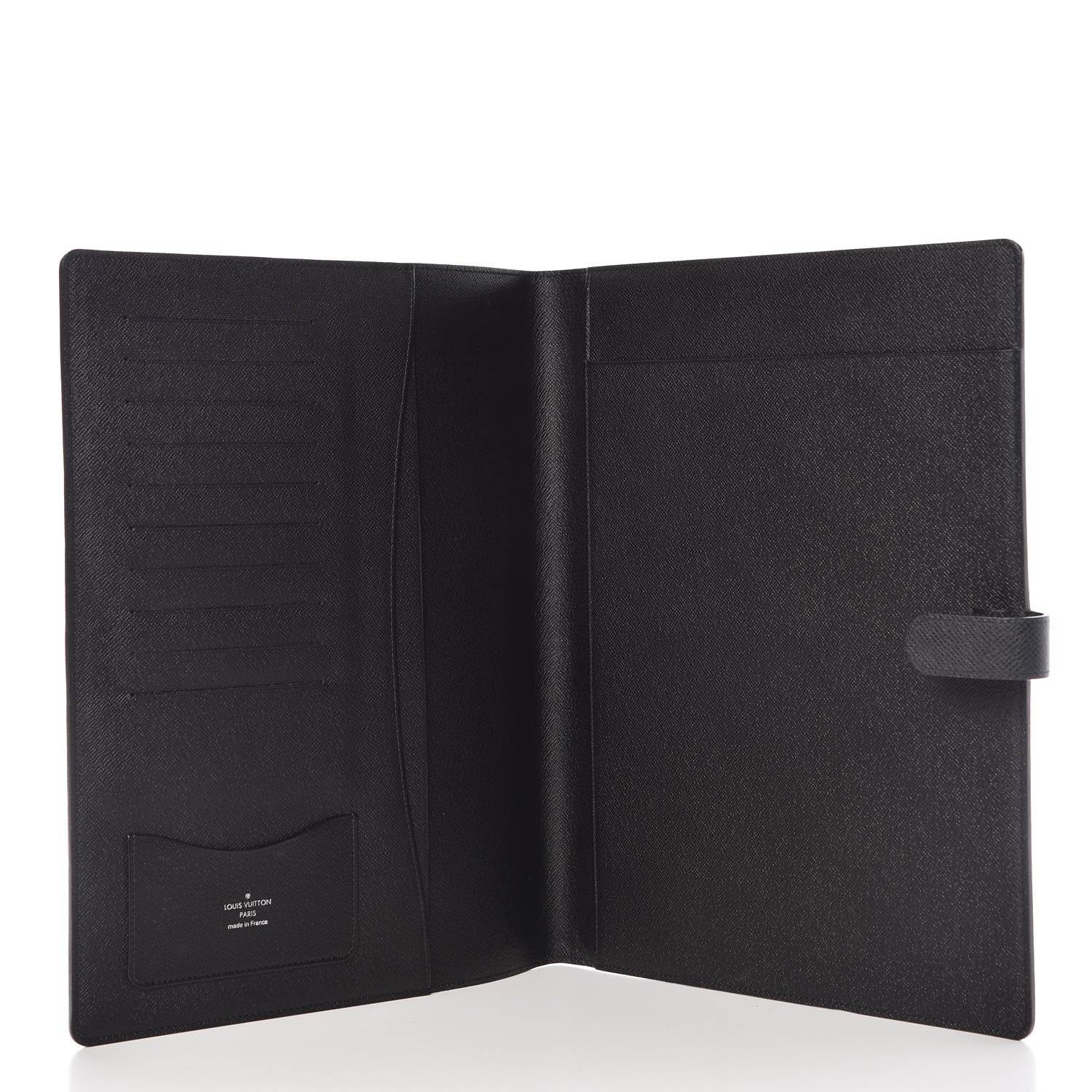 Louis Vuitton Taiga Cover Bloc A4 Agenda Black 5 of 9