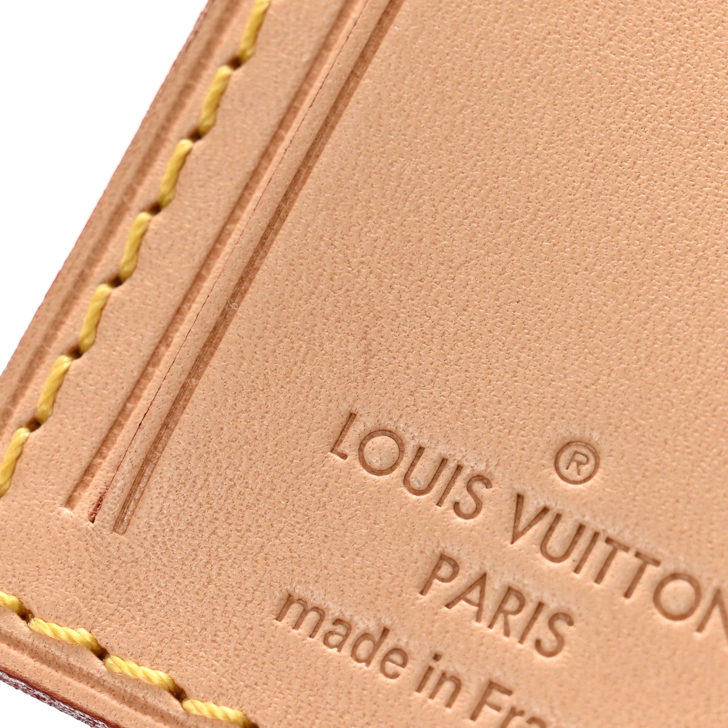 Louis Vuitton Vachetta Luggage Tag 4 of 5