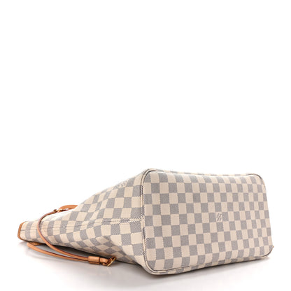 Louis Vuitton Damier Azur Neo Neverfull MM Rose Ballerine 4 of 12