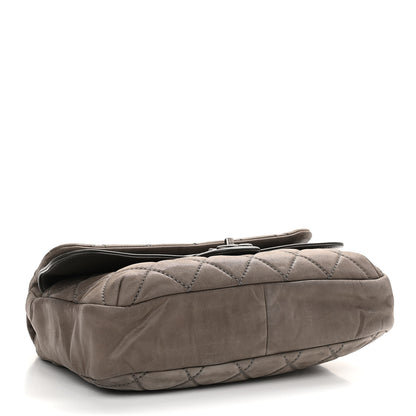Chanel Iridescent Calfskin Jumbo In the Mix Double Flap Dark Grey 4 of 10
