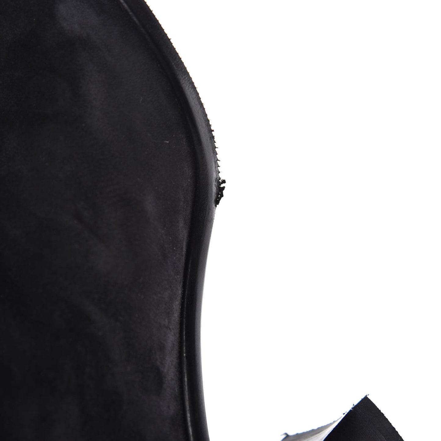 Suede Calfskin CC Over The Knee Boots 39 Black