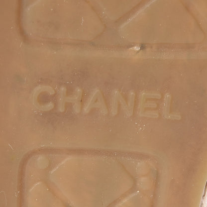 Chanel Velvet CC Espadrilles 39 Dark Navy Black 10 of 12