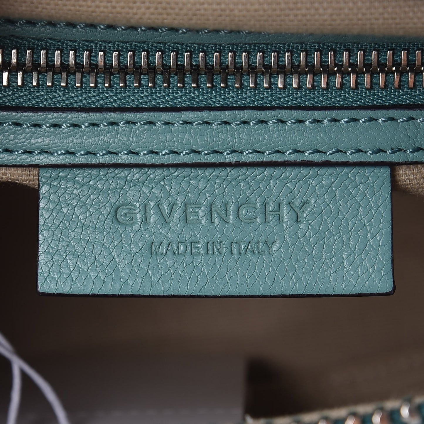 Sugar Goatskin Mini Antigona Aqua
