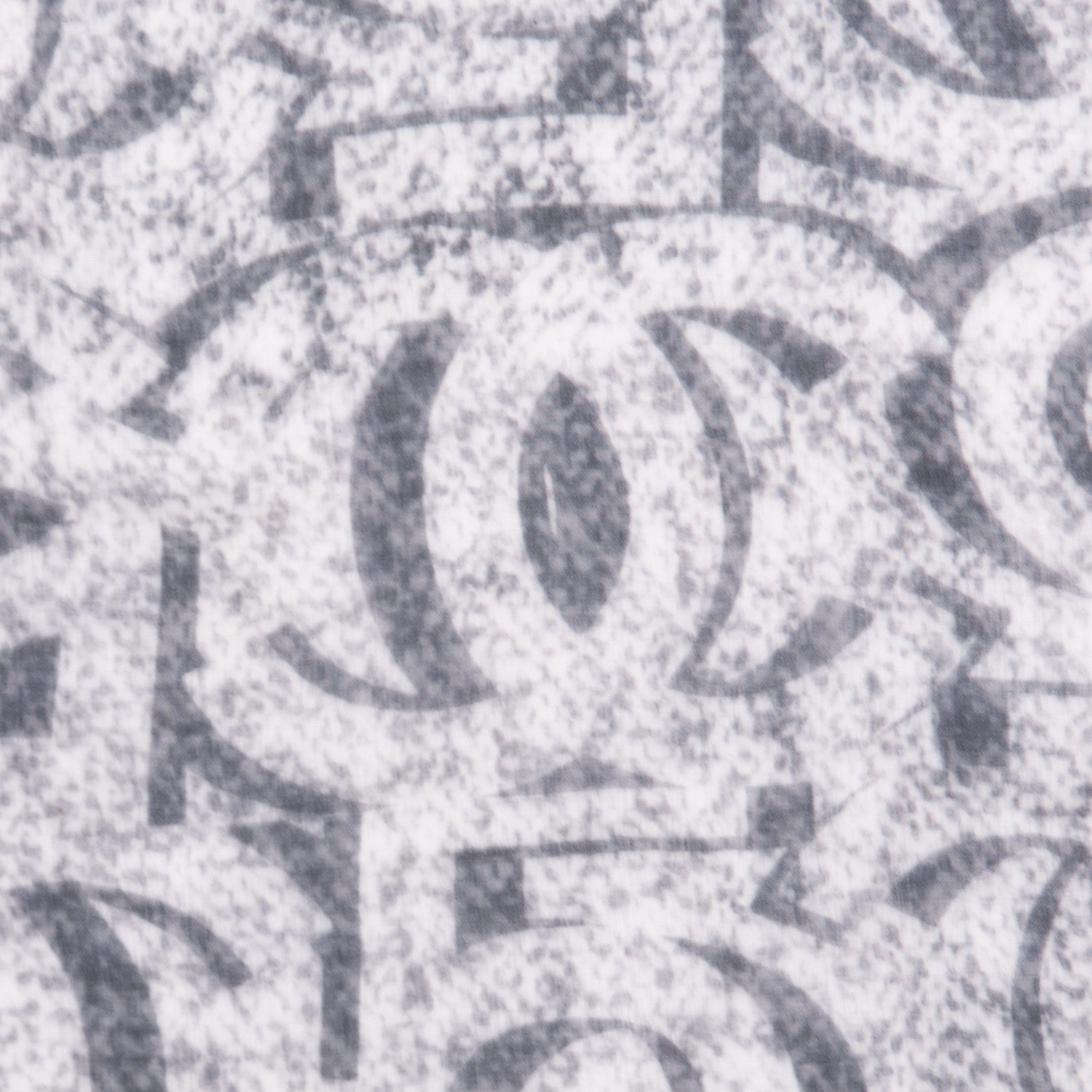 Chanel Cashmere CC Scarf Grey 3 of 5