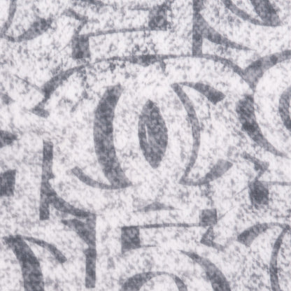 Chanel Cashmere CC Scarf Grey 3 of 5