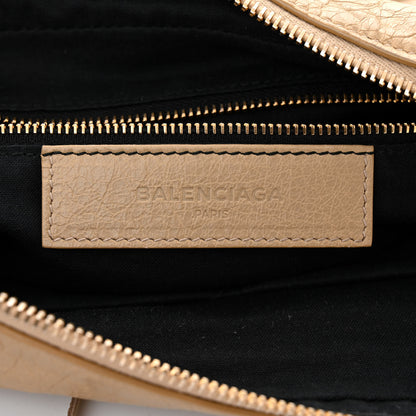 Balenciaga Agneau Classic Gold Hardware XS Reporter Crossbody Beige Sable 6 of 10