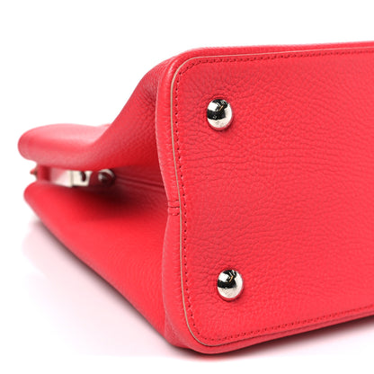 Louis Vuitton Taurillon Capucines MM Litchi Galet 8 of 9