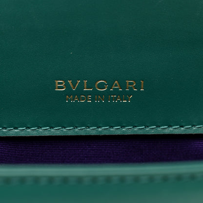 Bulgari Calfskin Small Serpenti Forever Snake Strap Crossbody Bag Emerald Green 7 of 9