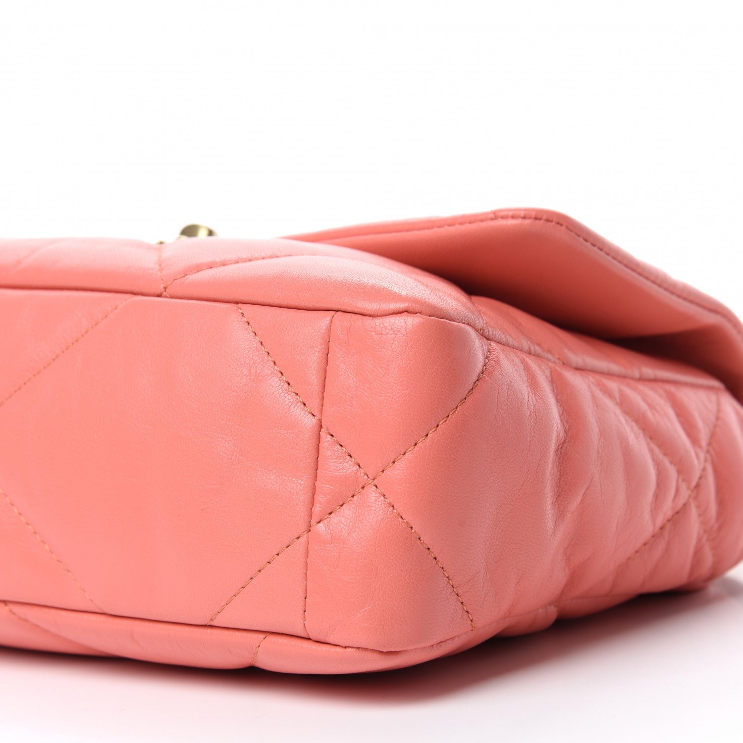 Chanel Goatskin Quilted Medium 19 Flap Pink 7 of 11