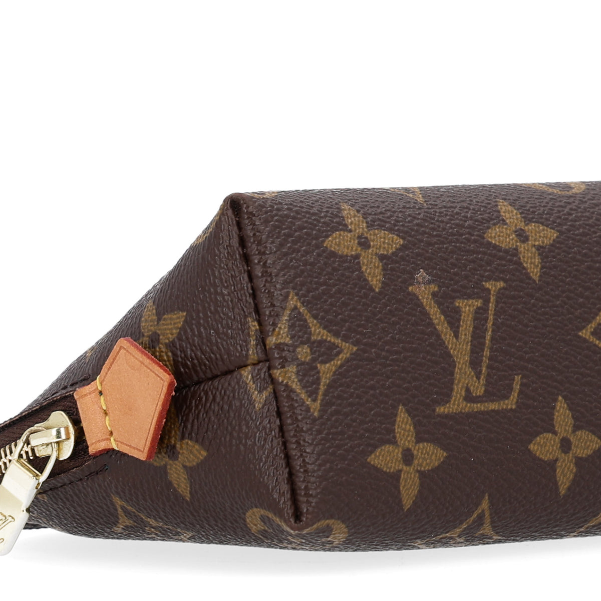 Monogram V Cosmetic Pouch Turquoise