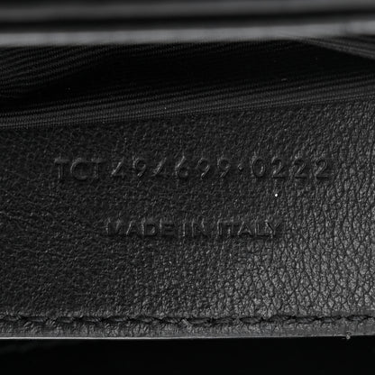 Saint Laurent Calfskin Y Quilted Monogram Small Loulou Chain Satchel Black 7 of 11