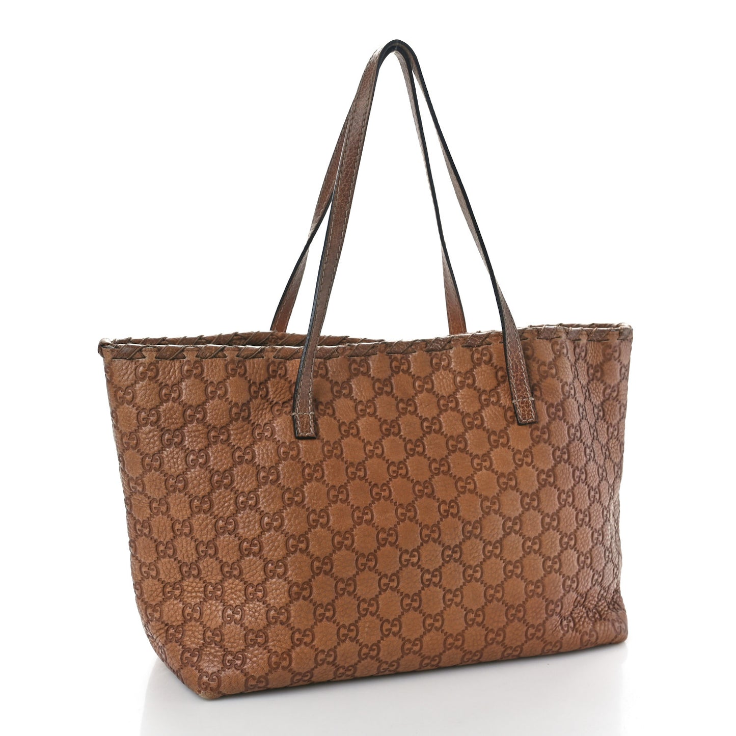 Guccissima Bamboo Tassel Medium Tote Brown