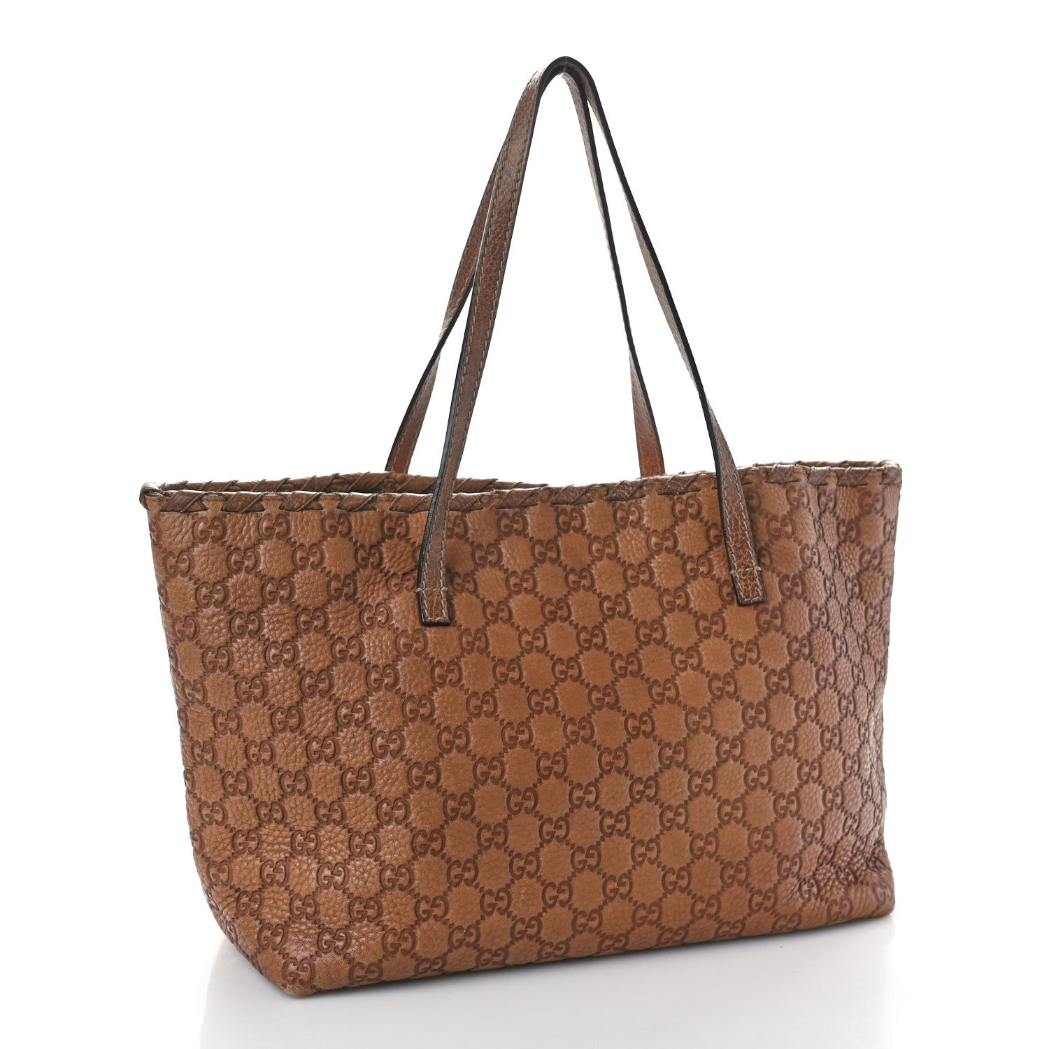 Gucci Guccissima Bamboo Tassel Medium Tote Brown 3 of 12