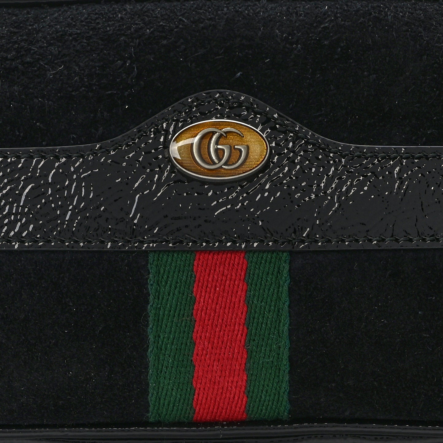 Suede Patent Ophidia Belted iPhone Case 85 34 Black