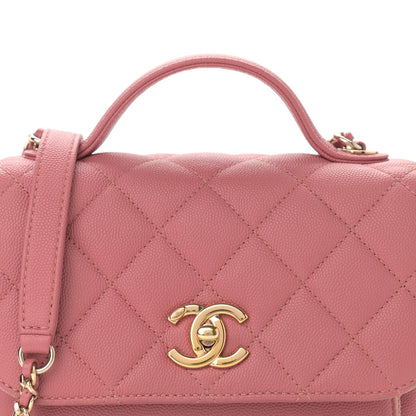 Chanel Caviar Quilted Medium Business Affinity Flap Pink 7 of 12