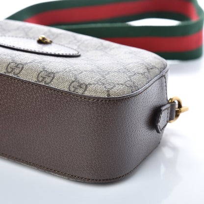 Gucci GG Supreme Monogram Web Neo Vintage Shoulder Bag Beige New Acero Crop 9 of 9