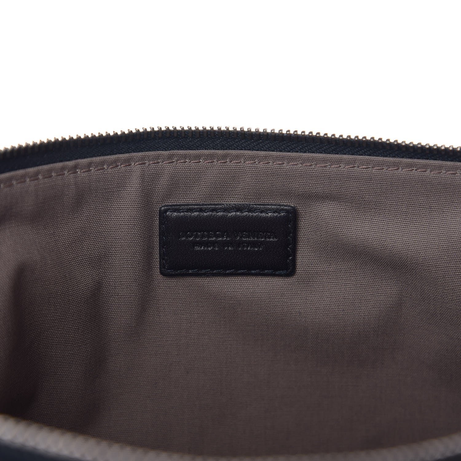 Bottega Veneta Nappa Intrecciato Large Flat Zip Biletto Pouch Black 5 of 7