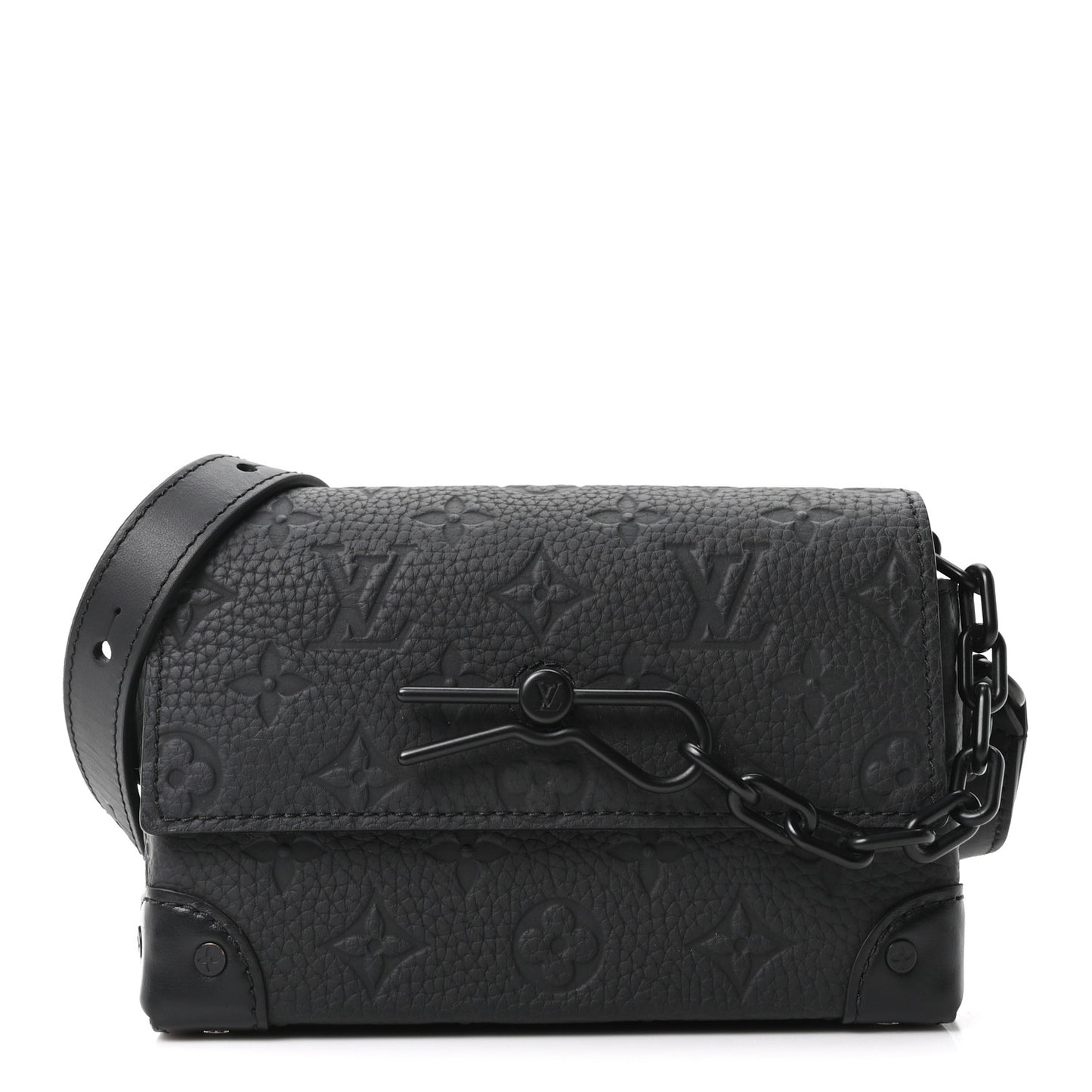 Taurillon Monogram Steamer Wearable Wallet Black