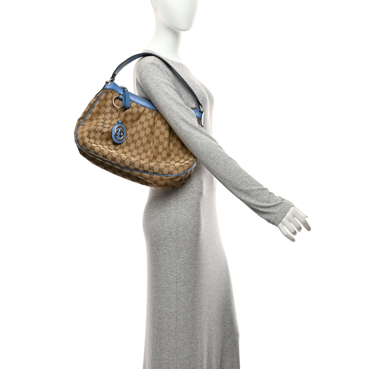 Monogram Medium Sukey Hobo Blue