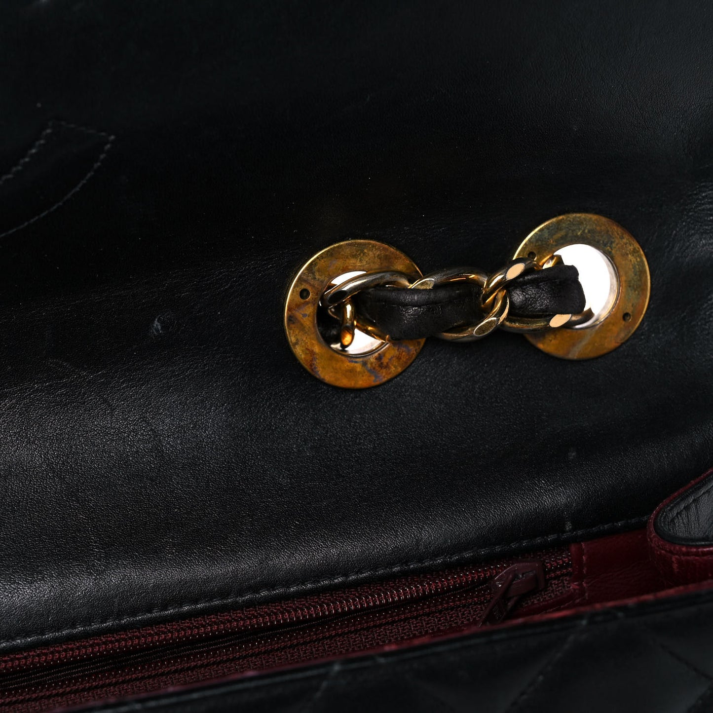 Lambskin Quilted XL Jumbo Single Flap Black