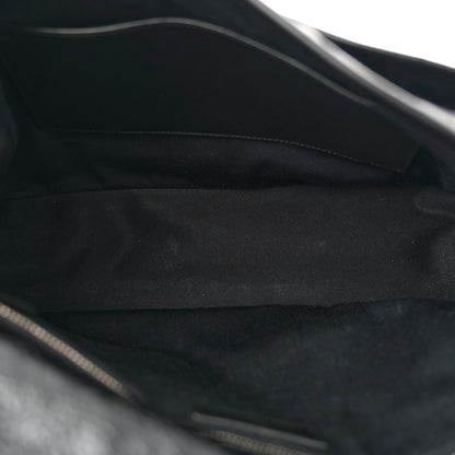 Saint Laurent Crinkled Calfskin Matelasse Monogram Large Niki Chain Satchel Black 5 of 10