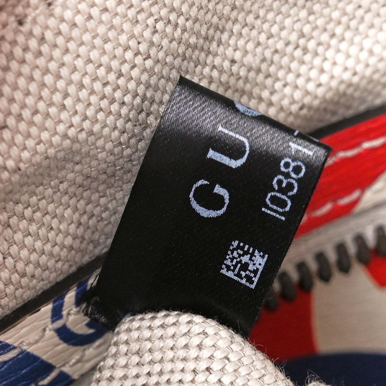 Gucci X ADIDAS Shangai Calfskin Web Trefoil Interlocking G Mini Duffle Bag Red White Blue 8 of 11