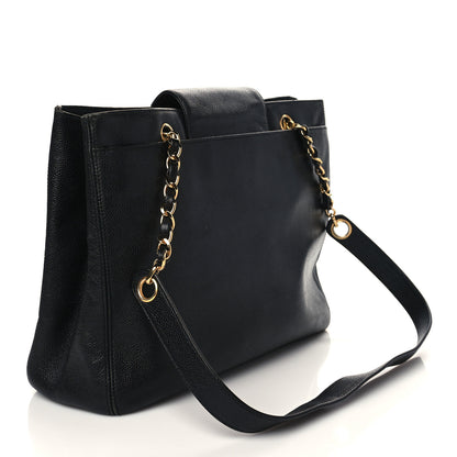 Chanel Caviar Shoulder Bag Black 3 of 11