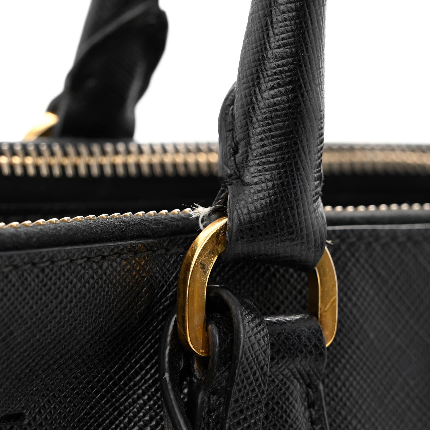 Prada Saffiano Medium Galleria Double Zip Tote Black 17 of 17