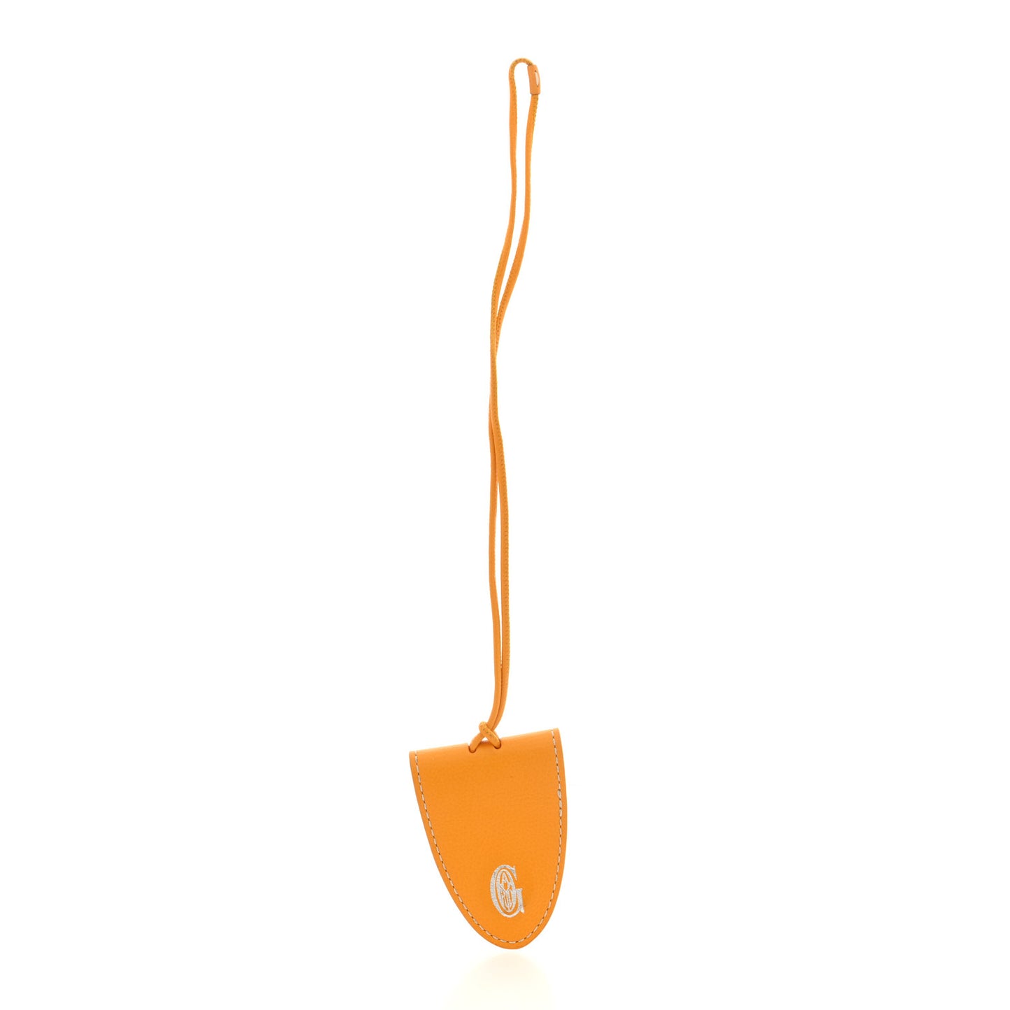 Calfskin Bag Clip Yellow