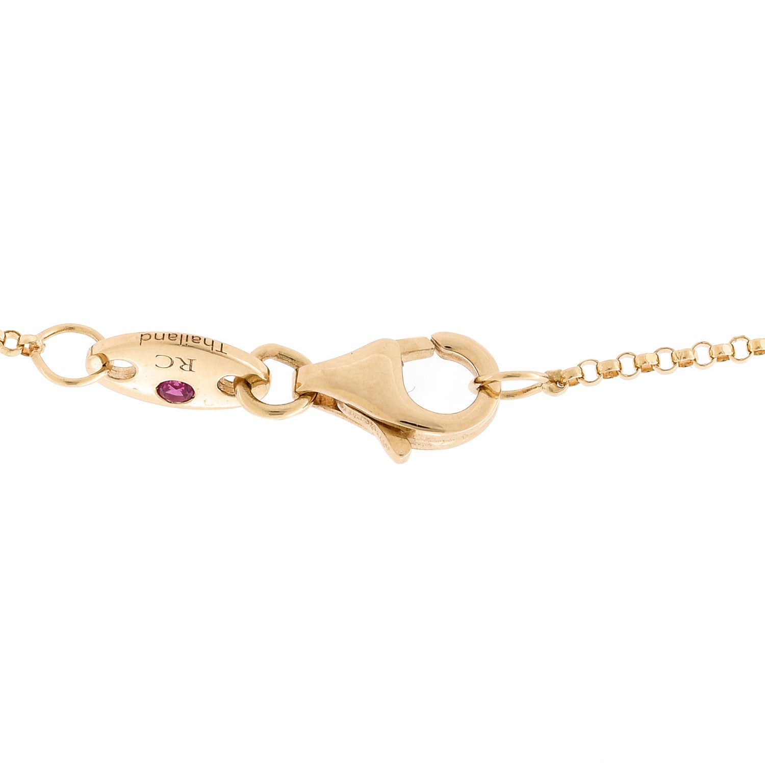 Roberto Coin 18K Yellow Gold Diamond Mother of Pearl Venetian Princess Medium Flower Pendant Necklace 5 of 7