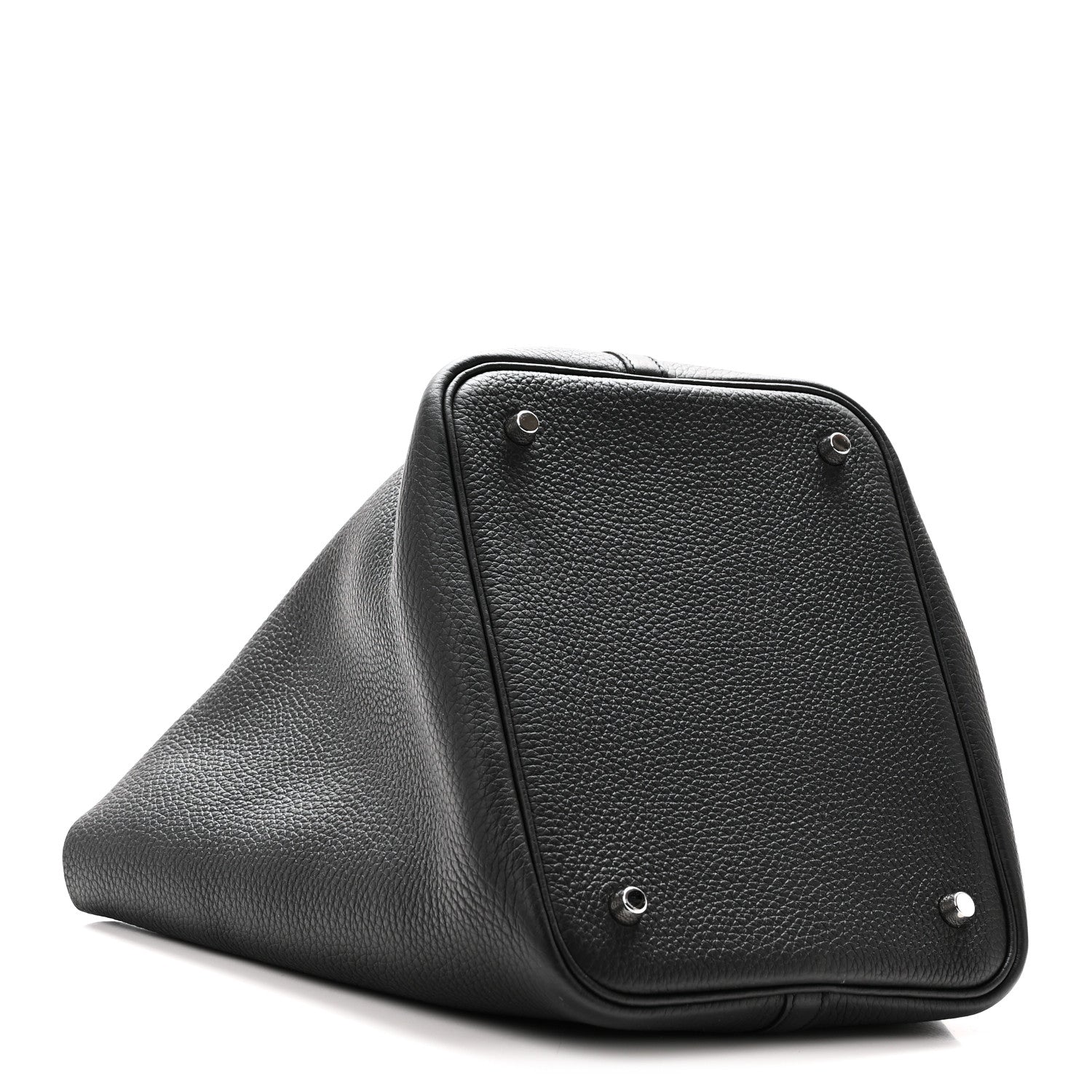 Hermes Taurillon Clemence Picotin Lock 22 MM  Black 4 of 10