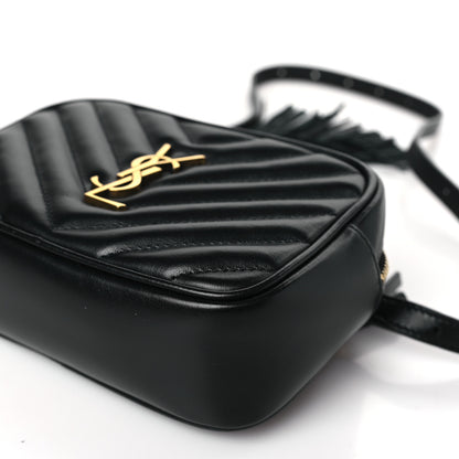 Saint Laurent Calfskin Matelasse Monogram Lou Belt Bag Black 9 of 9