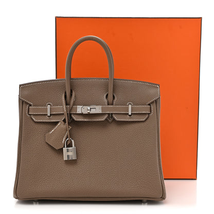 Hermes Togo Birkin 25 Etoupe 15 of 15