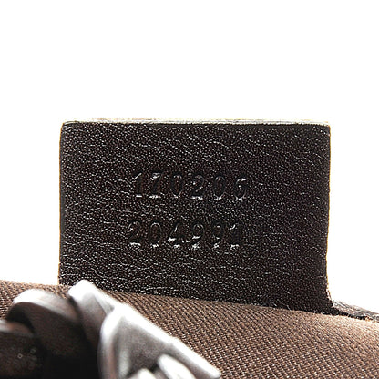 Gucci Monogram Peggy Braided Tote Ebony 4 of 8