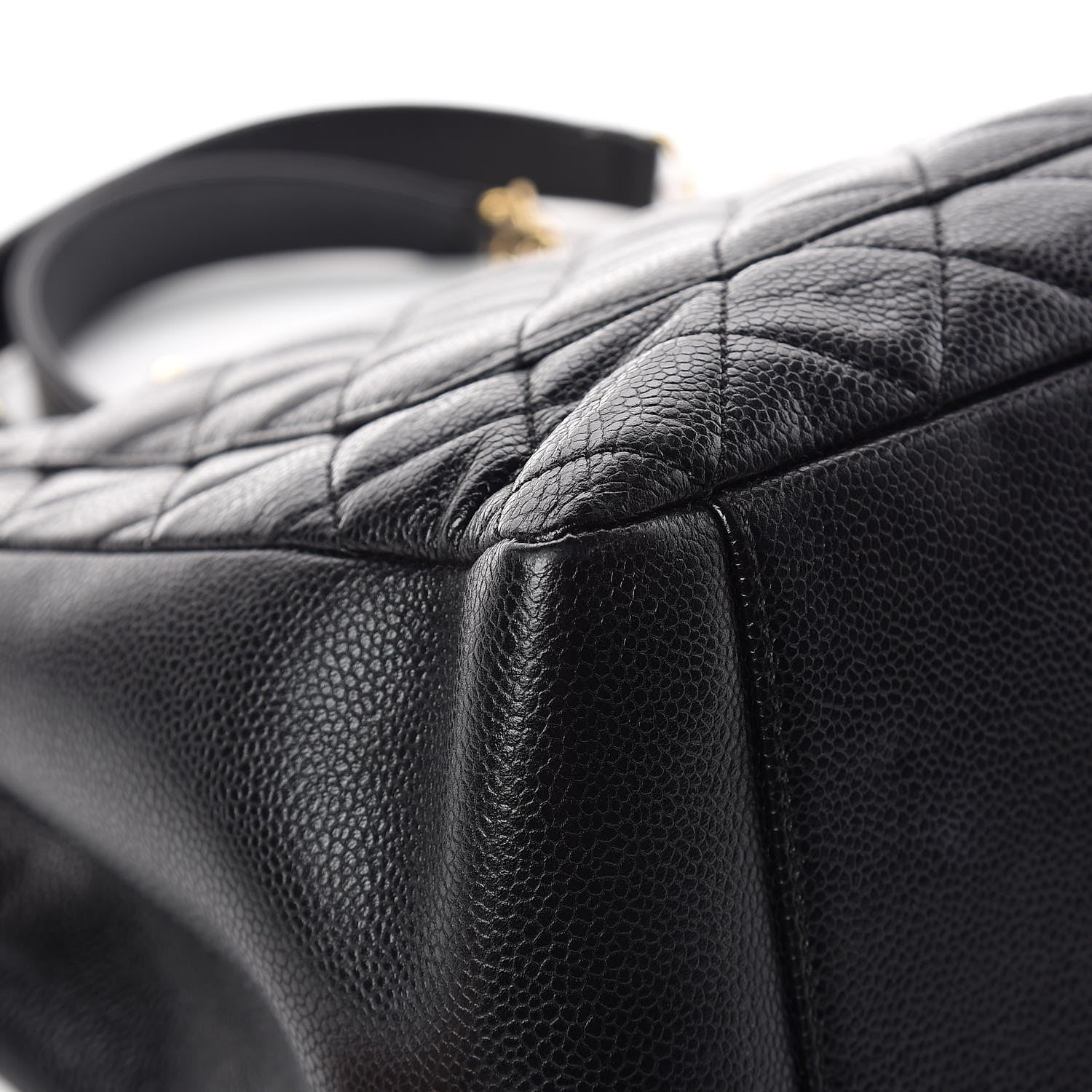 Chanel Caviar Quilted Grand Shopping Tote GST Black 11 of 14