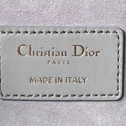 Christian Dior Lambskin Supple Macrocannage Ammi Bag Grey 6 of 10