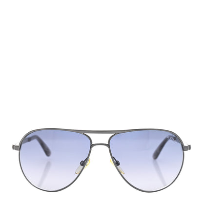 Tom Ford Metal Marko Aviator Sunglasses TF144 Gunmetal 2 of 8