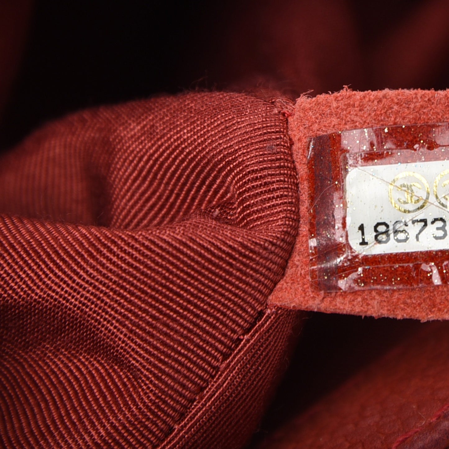 Iridescent Caviar Quilted Medium Boy Flap Red