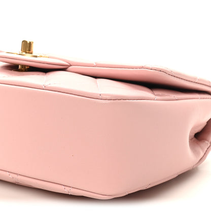 Chanel Lambskin Quilted Mini Heart Charms Flap Light Pink 10 of 10