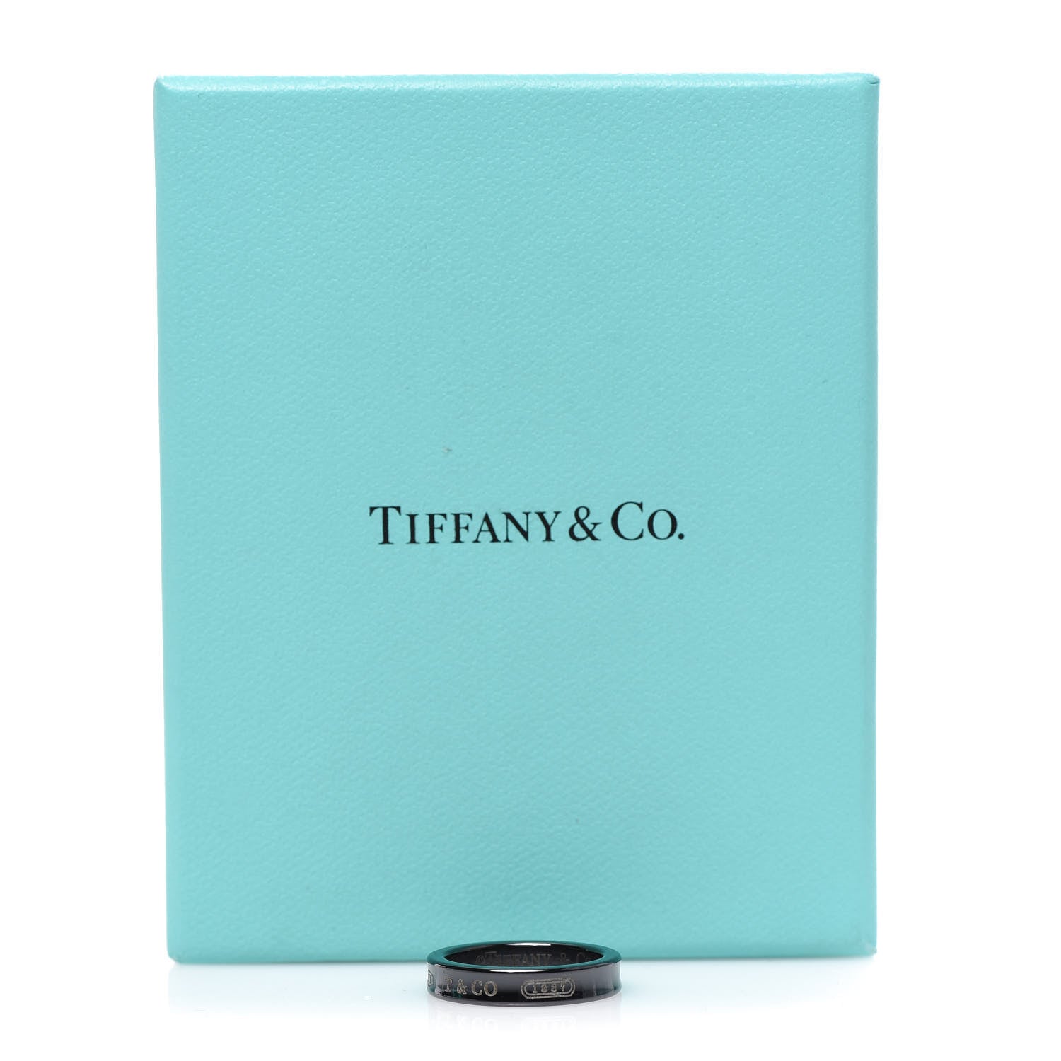 Tiffany Titanium 4mm Narrow 1837 Ring 52 6 6 of 6