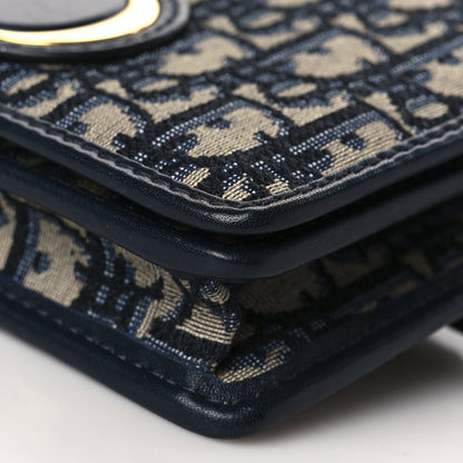 Christian Dior Oblique 30 Montaigne 2-In-1 Pouch Blue 8 of 9