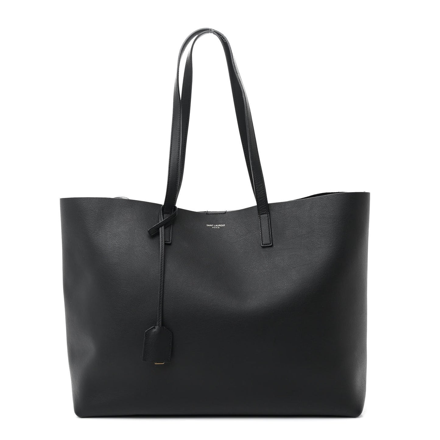 Calfskin Large Shopping Tote Black