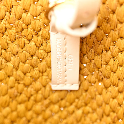 Loewe X PAULA'S IBIZA Raffia Font Tote Ochre 6 of 10