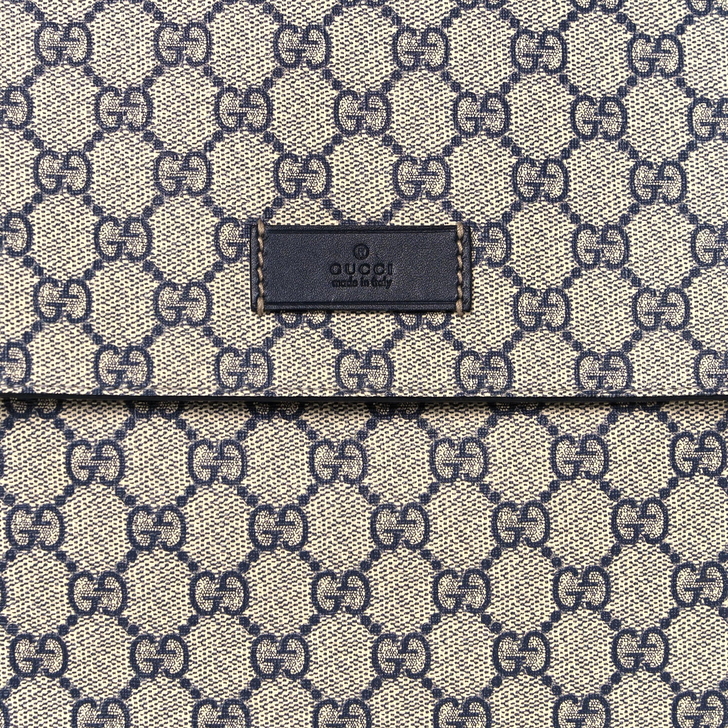Gucci GG Plus Monogram Messenger Diaper Bag Navy 8 of 15