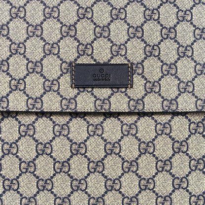 Gucci GG Plus Monogram Messenger Diaper Bag Navy 8 of 15